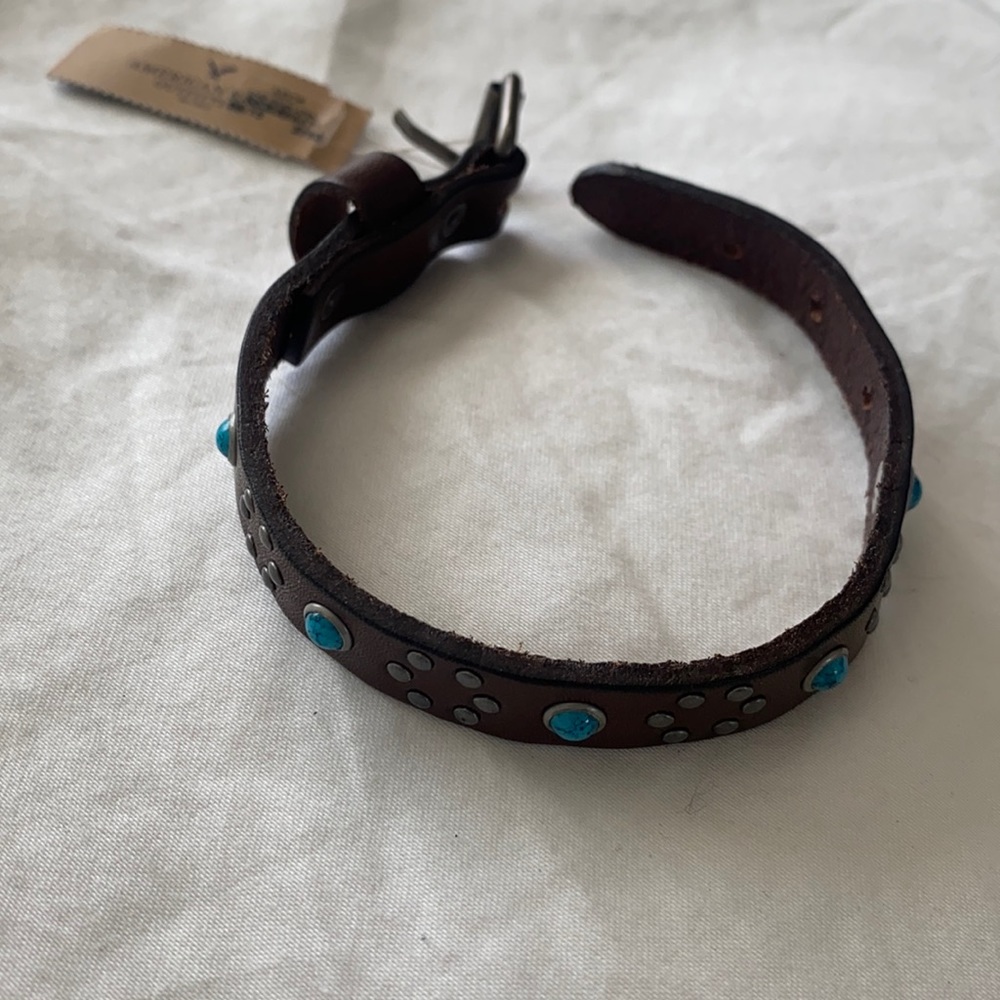 American eagle bracelet leather